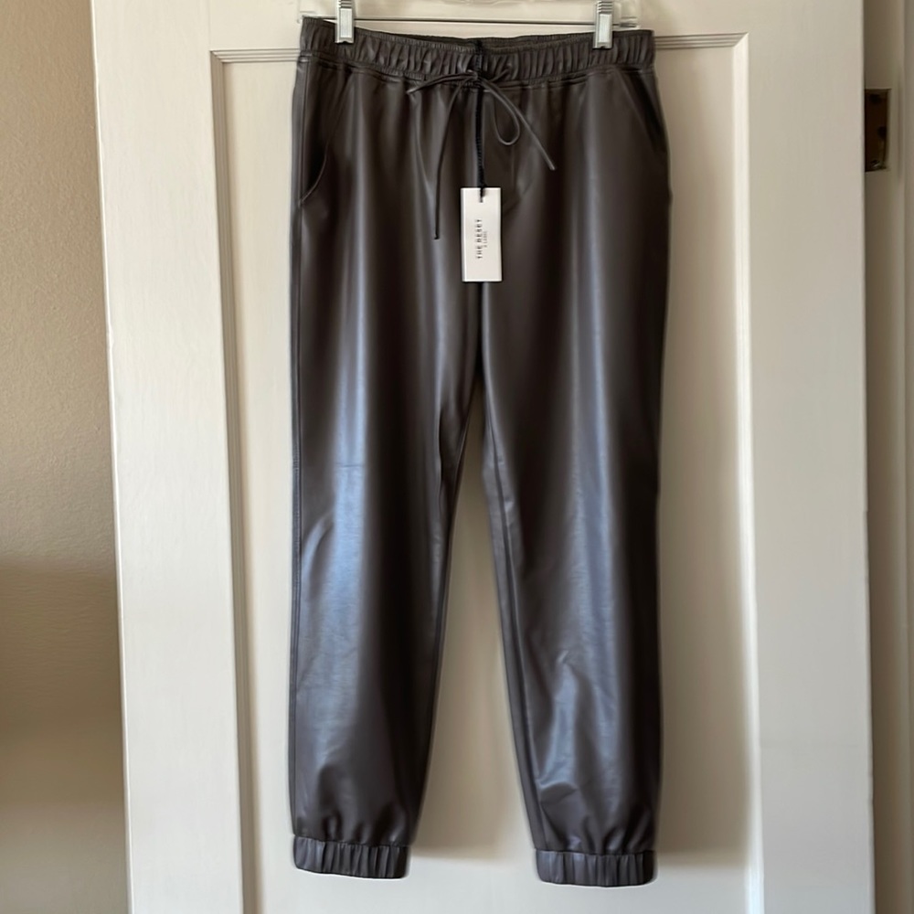 NWT The Reset Faux Leather Jogger
